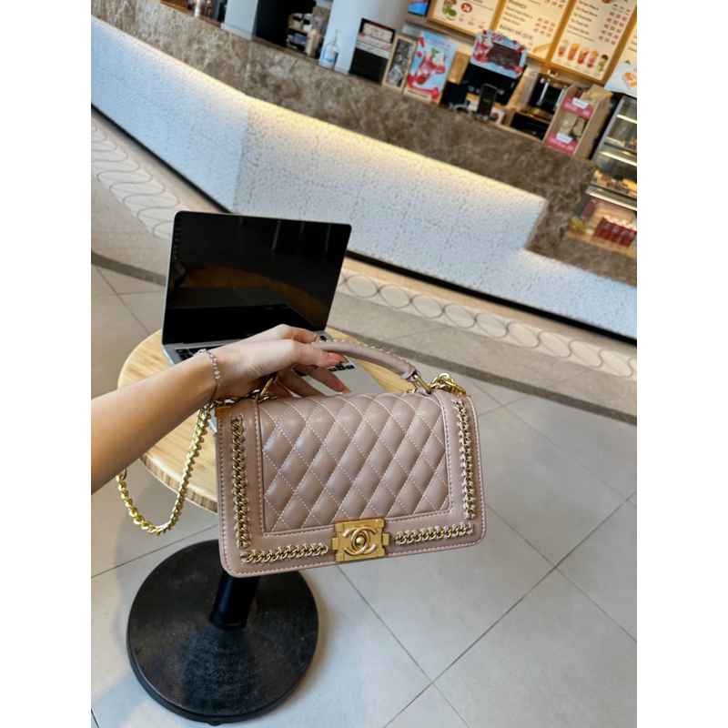 Boy viền xích đeo chéo,đeo vai size 25