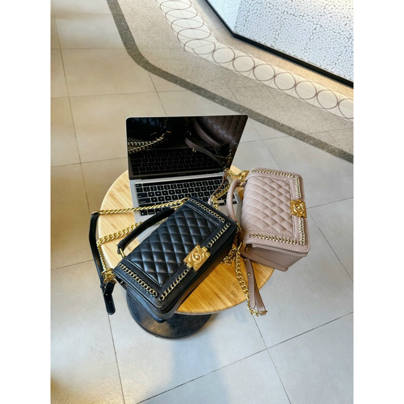 Boy viền xích đeo chéo,đeo vai size 25