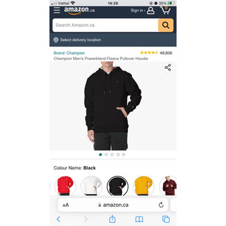 Áo Hoodie Champion Bigsize size XL, 2xL