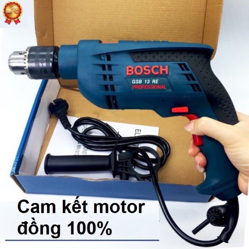Máy khoan tường bê tông,khoan gỗ,khoan sắt 13 ly BOSCH lõi đồng 100%