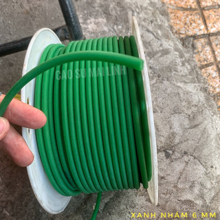 Dây xanh pu nhám, dây curoa pu 6mm