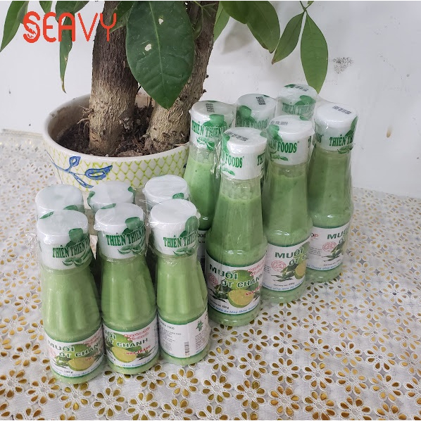 🍋🌶️ Muối ớt chanh chấm hải sản, muối ớt chanh Nha Trang, chai 250 gram - Seavy 🍋🌶️