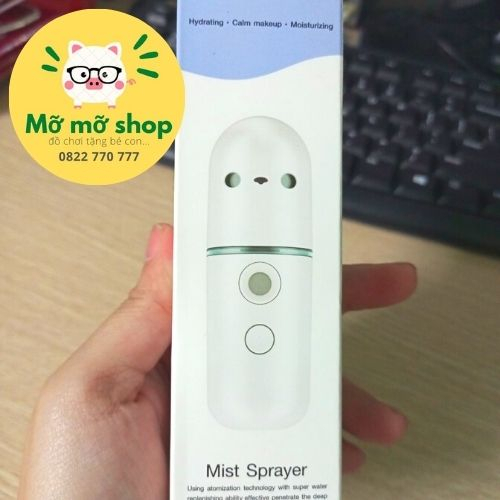 Máy phun sương mát mẻ giúp tạo độ ẩm mini cầm tay siêu tiện lợi bé mê người lớn thích  - Đồ chơi Nhà Mỡ