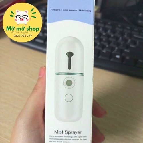 Máy phun sương mát mẻ giúp tạo độ ẩm mini cầm tay siêu tiện lợi bé mê người lớn thích  - Đồ chơi Nhà Mỡ
