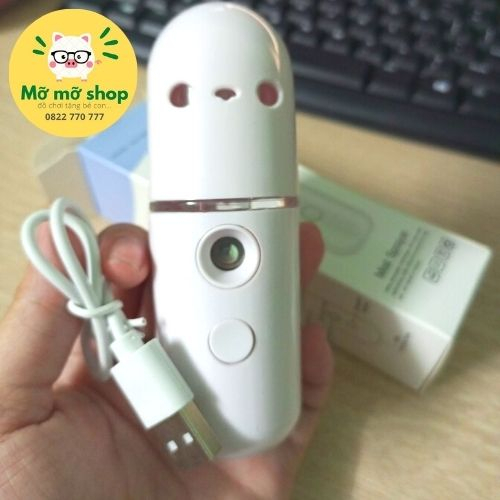 Máy phun sương mát mẻ giúp tạo độ ẩm mini cầm tay siêu tiện lợi bé mê người lớn thích  - Đồ chơi Nhà Mỡ