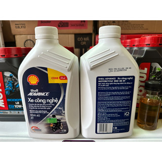 Shell Công Nghệ Xe Số 1L & 0.8L