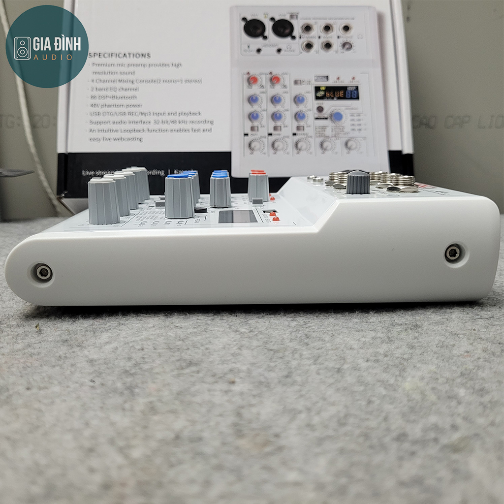 Mixer E4, Bộ trộn âm thanh - Hỗ trợ 88 hiệu ứng Reverb, Delay