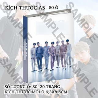 Album A5 sổ đựng card Bangtan Boys thành viên BT S binder in hình idol sưu tập ảnh thẻ độc đáo