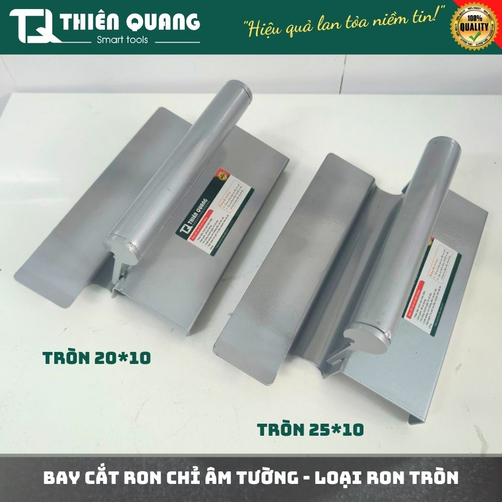 Bay cắt ron chỉ âm tường TRÒN- Tùy chọn kích thước