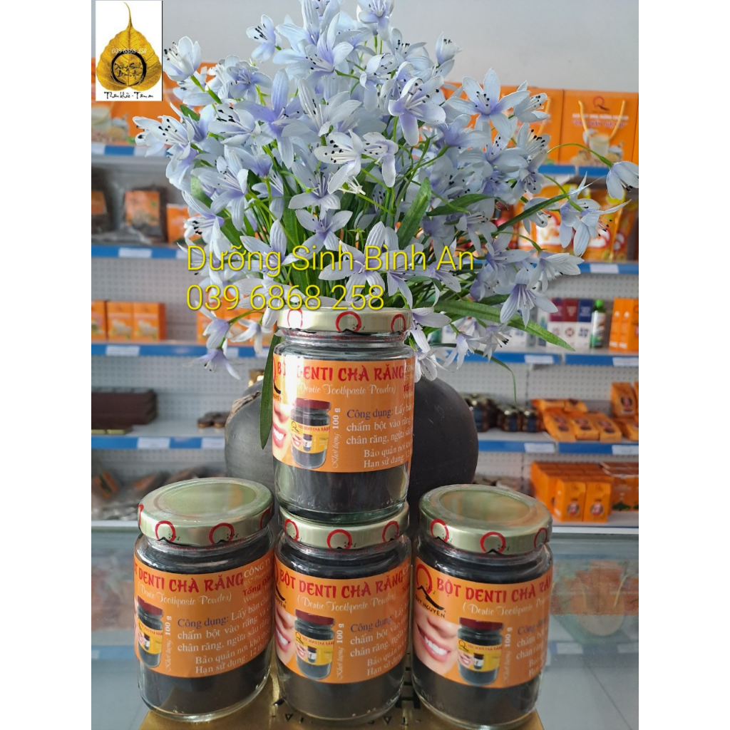 Bột Denti Chà Răng - Quy Nguyên - Hủ 100g