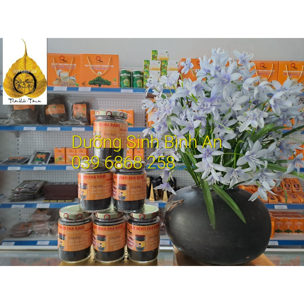 Bột Denti Chà Răng - Quy Nguyên - Hủ 100g