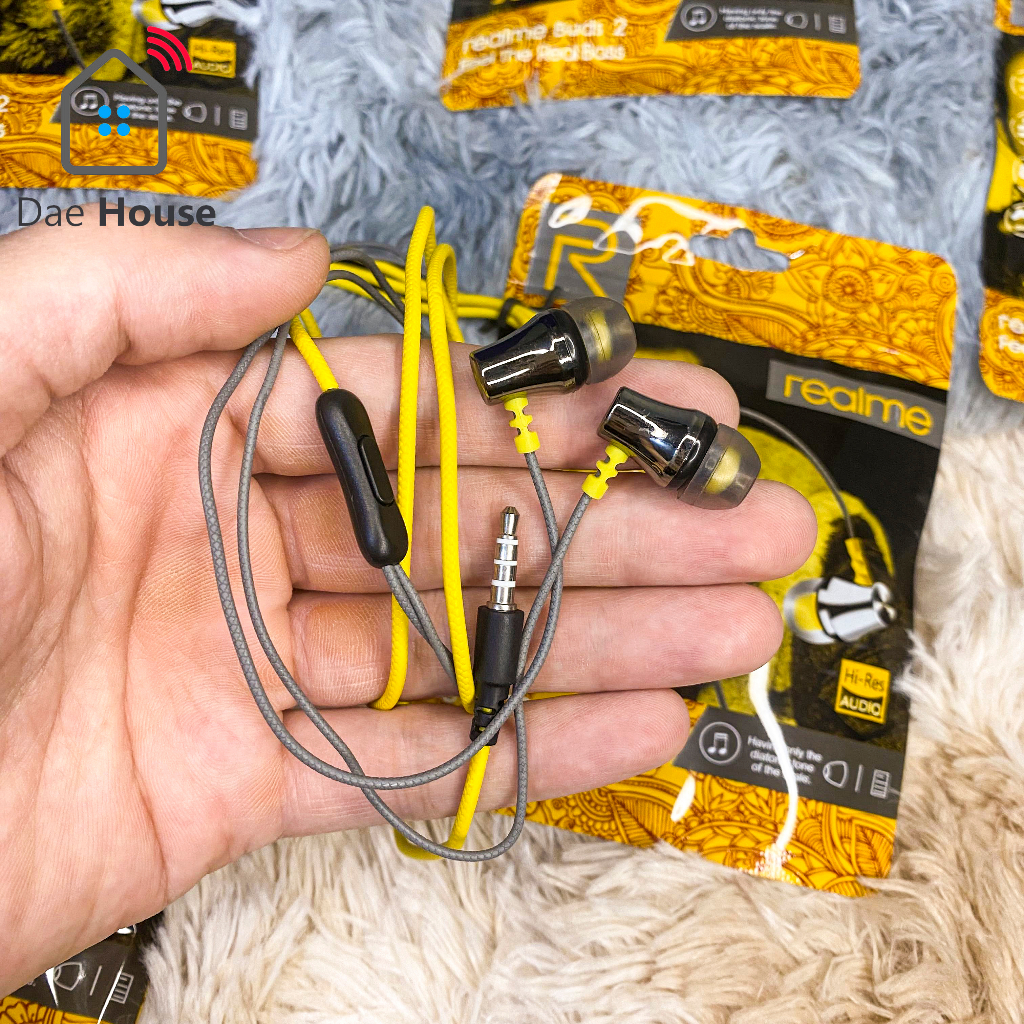 Tai Nghe Realme Buds 2 siêu rẻ,3.5, có mic, nghe hay cho Xiaomi, OPPO, Sony, Huawei, Samsung, Realme, Vsmart, LG, Vivo