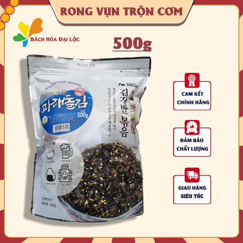 Rong Biển Vụn Trộn Cơm Hàn Quốc K-Wook 500G có vừng