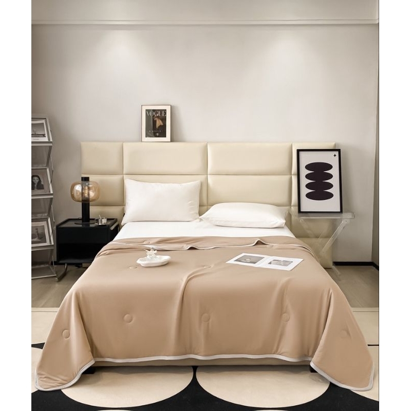 Chăn Hè Latex Thun Lạnh Kháng Khuẩn Màu Sắc Tối Giản