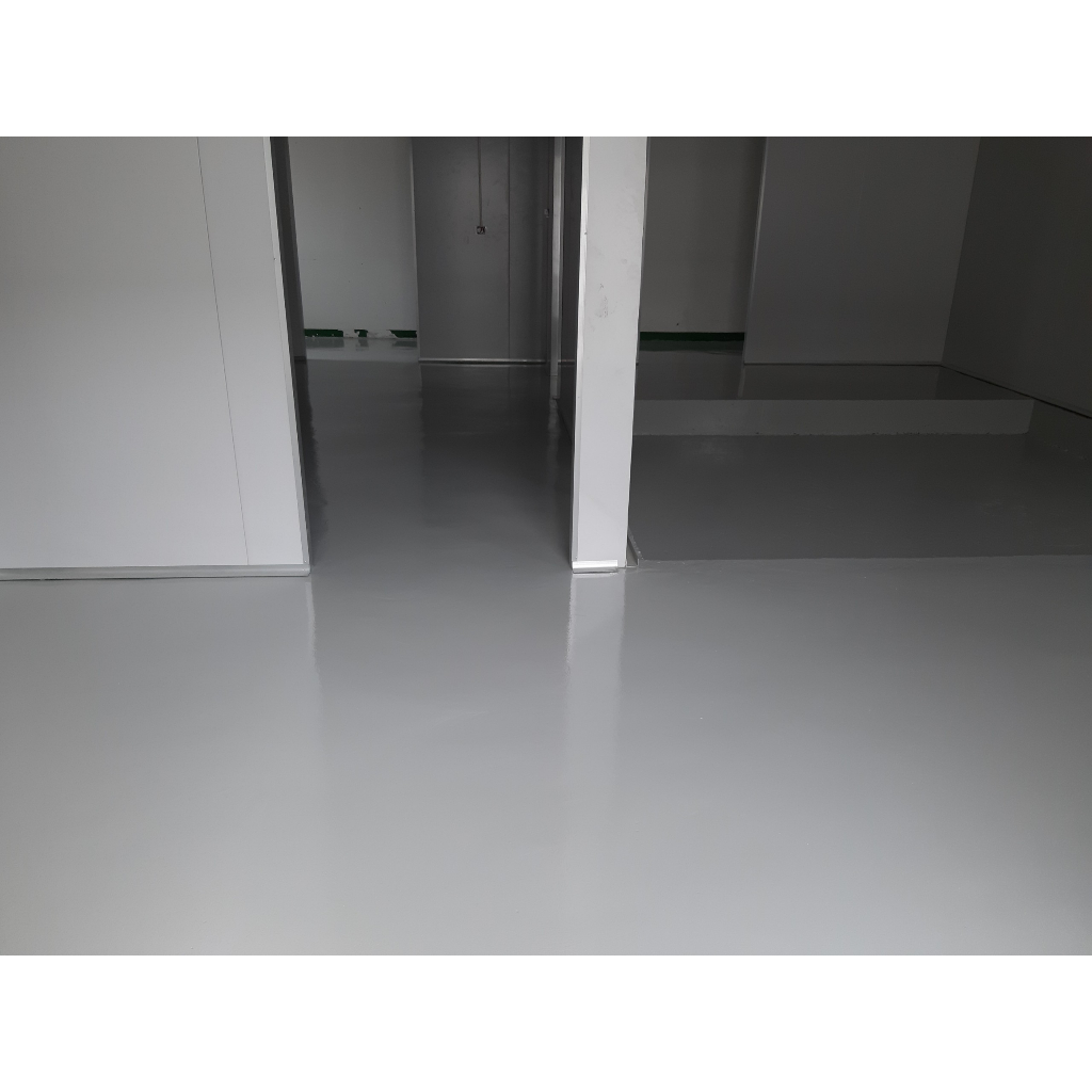 Sơn Epoxy màu ghi xám, sơn trong nhà. Sơn KCC ET5660 D80680. Sơn nền nhà xưởng, nhà kho