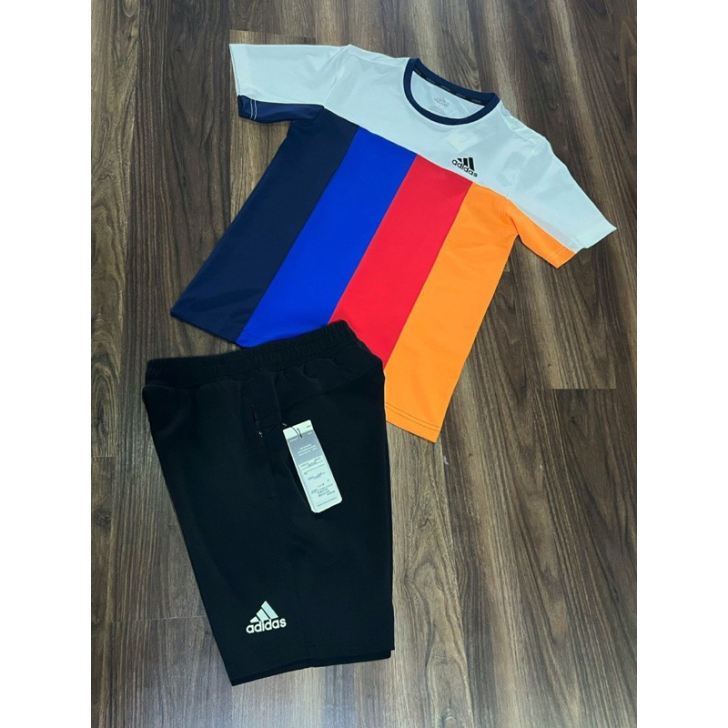 Bộ thể thao hè nam Adidas Tennis Sports 2023 chất vải gai lạnh phối siêu đẹp HDM8282