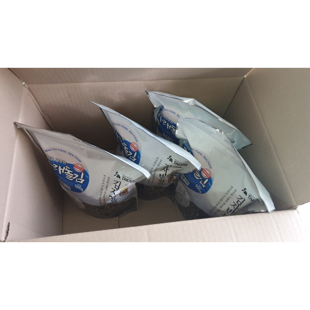 Rong Biển Vụn Trộn Cơm Hàn Quốc K-Wook 500G có vừng