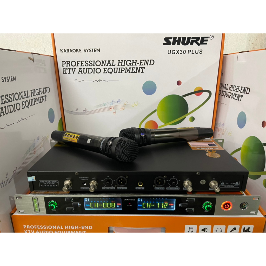MIC KHÔNG DÂY SHURE UGX30 PLUS, MIC SHURE