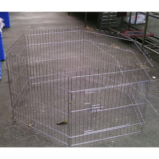   MỚI VỀ  Bộ quây sắt hàng rào 6 tấm 60x60 và 6 tấm 80x90cm màu vân đá cho chó mèo Quây sắt gấp gọn 