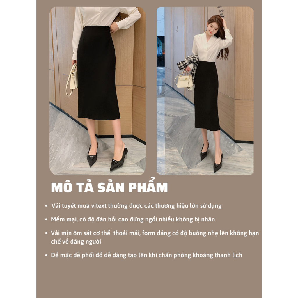 Chân Váy Công Sở Cao Cấp Tôn Dáng Cực Đẹp MAITREYA m309