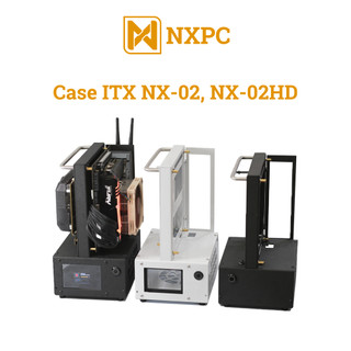 Case itx mini nx-02/nx-02hd - case máy tính hỗ trợ mainboard itx - vỏ máy tính mini giá rẻ - mini itx-black/white