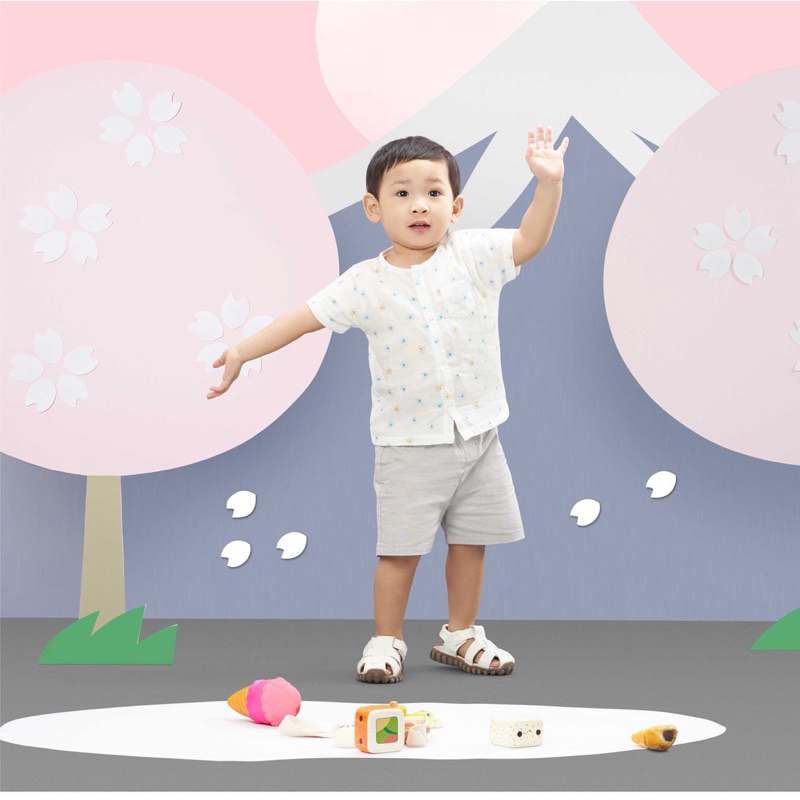 Bộ Lullaby cotton poplin cho bé trai bé gái