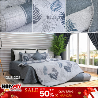 🍁 Mẫu Chăn Ga Gối 🍁 Hanvico Blue Sky DLS205 vải cotton cao cấp (bán lẻ ga chun / vỏ chăn / đôi vỏ gối)