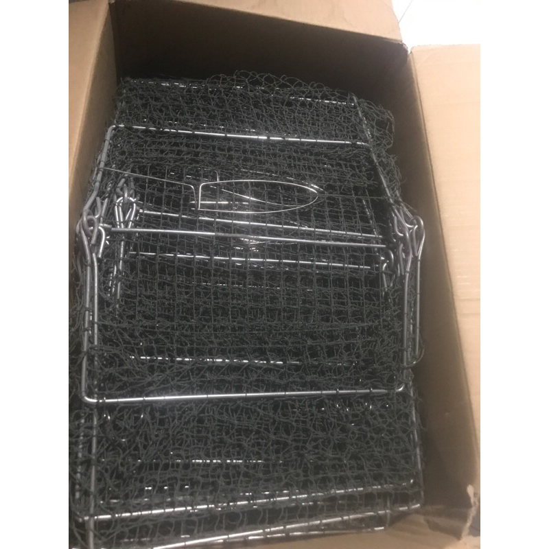 Lòng bẫy cua đồng ghẹ rẹm các loại mắt lưới 3phânngang 25cm dài 40 cao 15cm