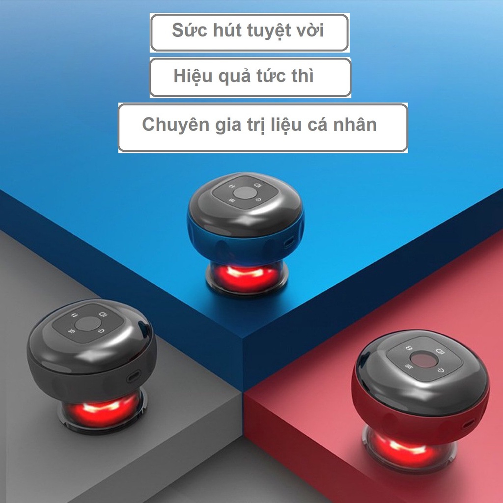Máy giác hơi cạo gió cầm tay massage, giúp giảm đau, mệt mỏi, lưu thông khí huyết-mcr