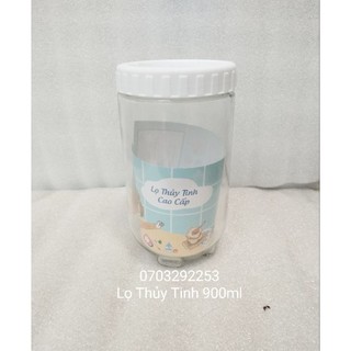 Hũ thủy tinh/ lọ thủy tinh đựng thực phẩm 900ml/ Hũ thủy tinh Luminarc 500ml
