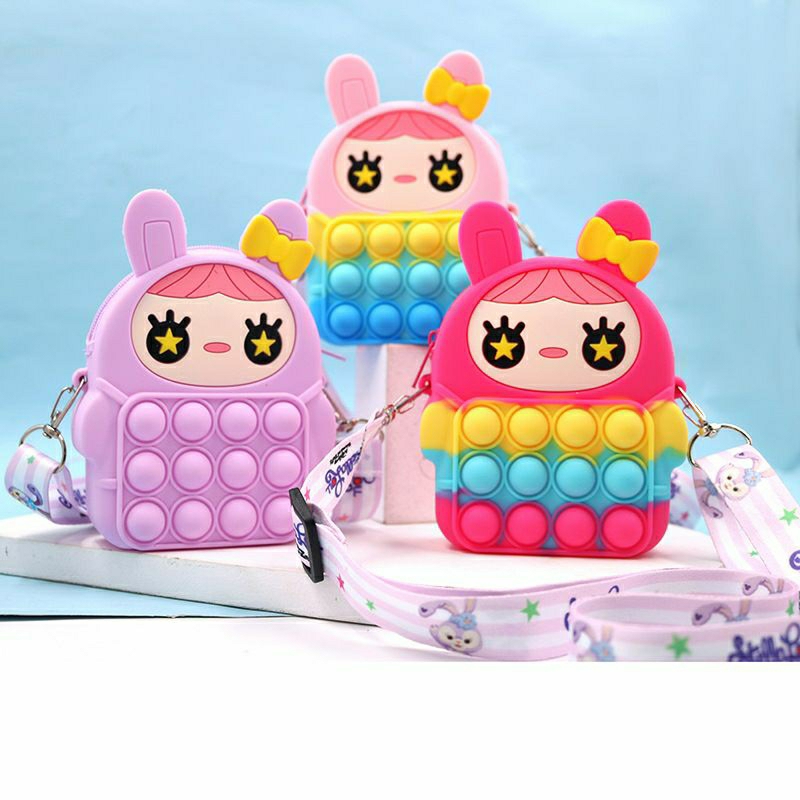 Túi pop ít silicol cute cho bé giải tỏa căng thẳng