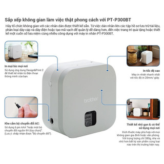 Máy in nhãn Brother PT-P300BT
