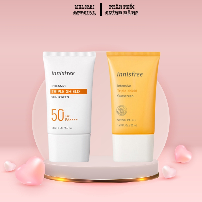 Kem chống nắng lâu trôi làm sáng da innisfree Intensive Triple Care Sunscreen SPF50+