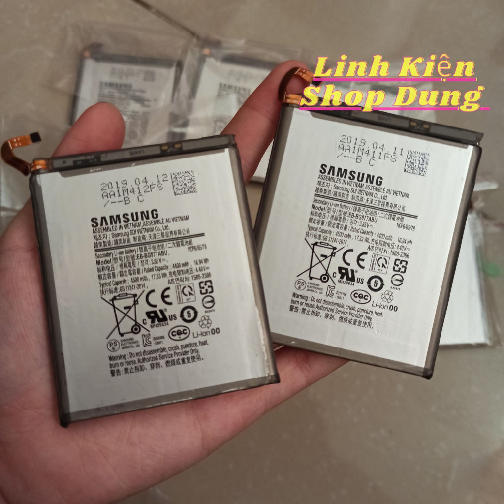 Pin Điện Thoại Samsung Galaxy S10 5G Zin Cũ Tháo Máy Mã Pin EB-BG977ABU - Shop Dung
