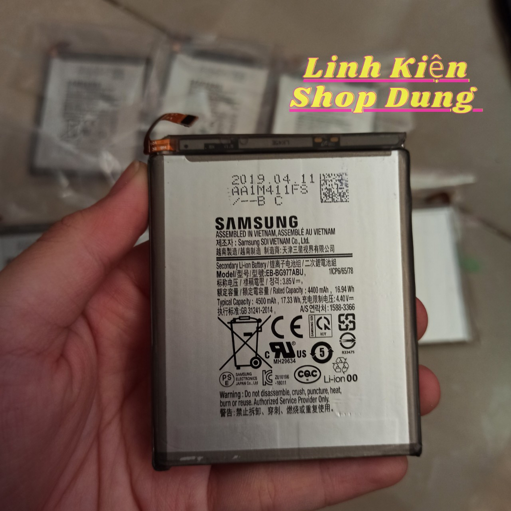 Pin Điện Thoại Samsung Galaxy S10 5G Zin Cũ Tháo Máy Mã Pin EB-BG977ABU - Shop Dung