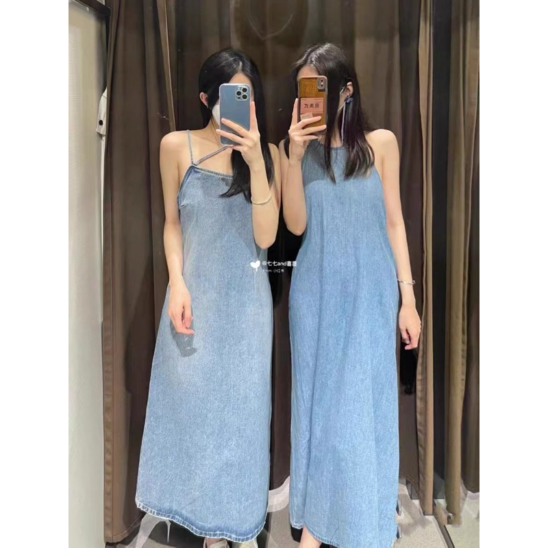 Đầm denim jean hàng TQ