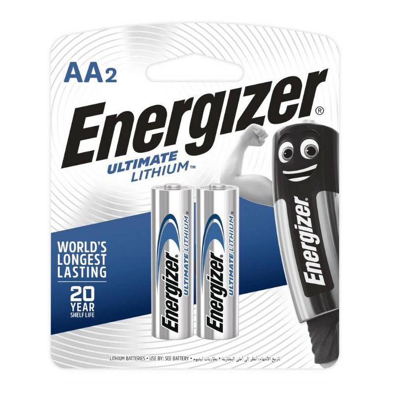 PIN ENERGIZER AA LITHIUM L91 BP2