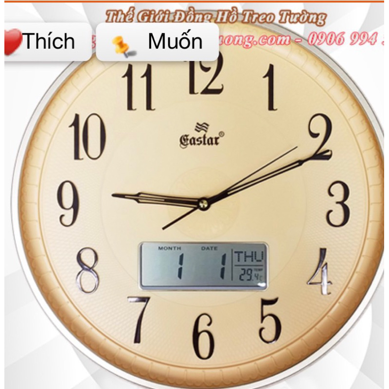 Đồng hồ LCD 13.5x6.5