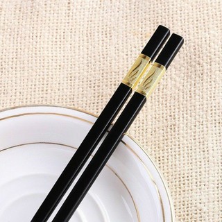Bộ 10 đôi đũa khảm vàng hàn quốc