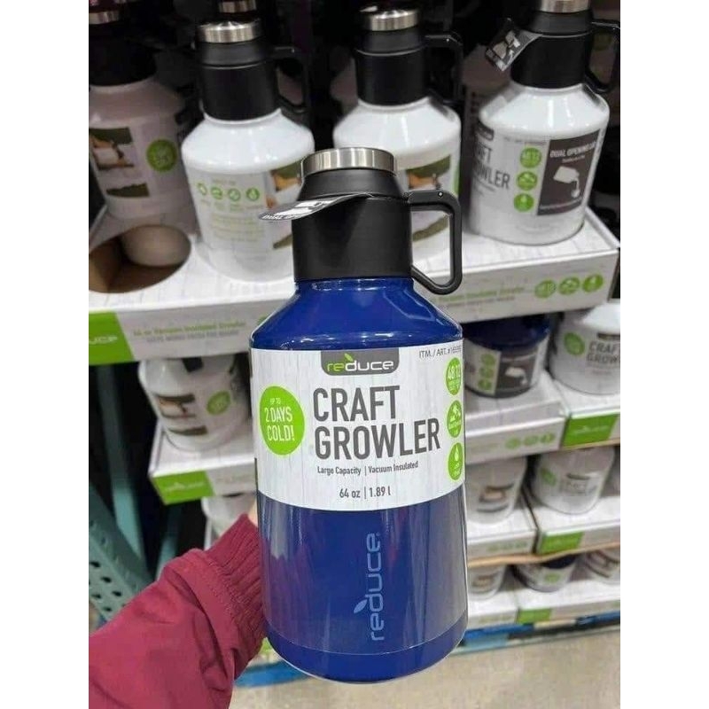 Bình giữ nhiệt Reduce Craft Growler 1.89 lít xịn sò của Mỹ