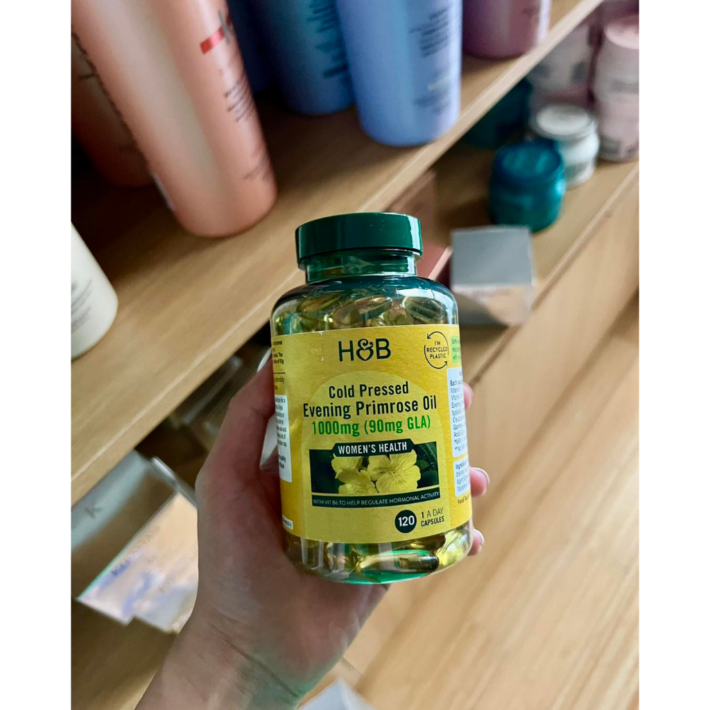 Tinh dầu hoa anh thảo Evening Primrose Oil Holland & Barrett 1000mg 120 viên