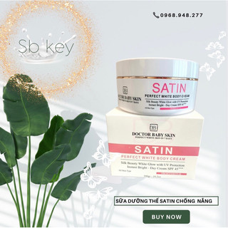 SỮA DƯỠNG TRẮNG BODY CHỐNG NẮNG SPF 40 – SATIN PERFECT WHITE BODY LOTION