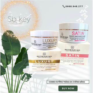 COMBO KEM DƯỠNG TRẮNG DA BODY HƯƠNG NƯỚC HOA-LUXURY PERFERT WHITE BODY LOTION