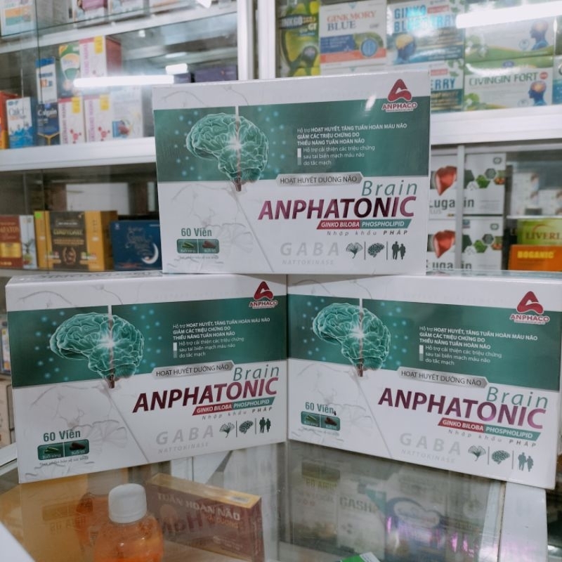 (Chính hãng)Hoạt huyết dưỡng não cao cấp Brain ANPHATONIC