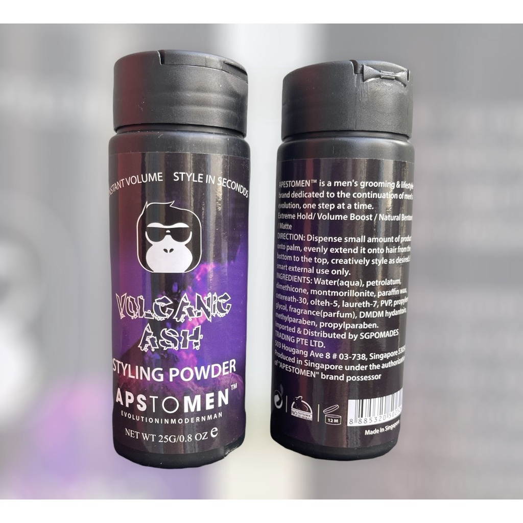 Bột Tạo Phồng Tóc Apestomen Volcanic Ash Styling Powder 25g _ Sury Store