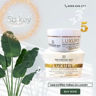 [COMBO] 5 HỘP KEM DƯỠNG TRẮNG DA BODY HƯƠNG NƯỚC HOA – LUXURY PERFERT WHITE BODY LOTION