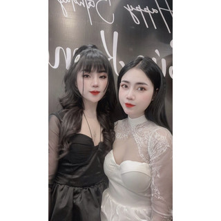 Đầm umi ren phối tơ 0523