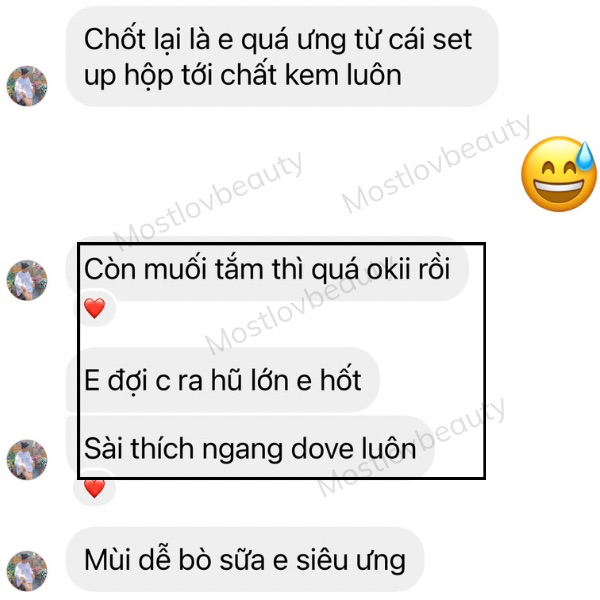 Muối tẩy tế bào chết Mostlovbeauty, cấp ẩm cho da khô, giúp mềm mịn, sạch sâu