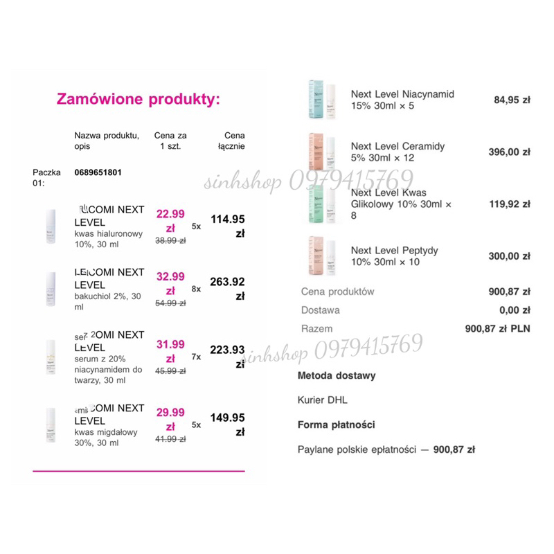 Serum Niacinamide 15% Giảm Mụn Sáng Da hàng nộii địaa Ba Lan 30ml