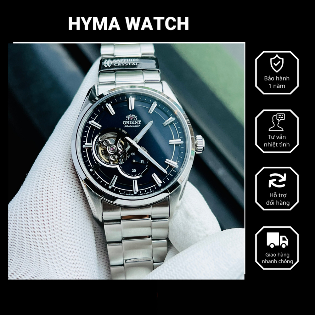 Đồng hồ Nam máy cơ Orient Small Second Open Heart RA-AR0003L10B Bảo hành 2 năm Hyma watch